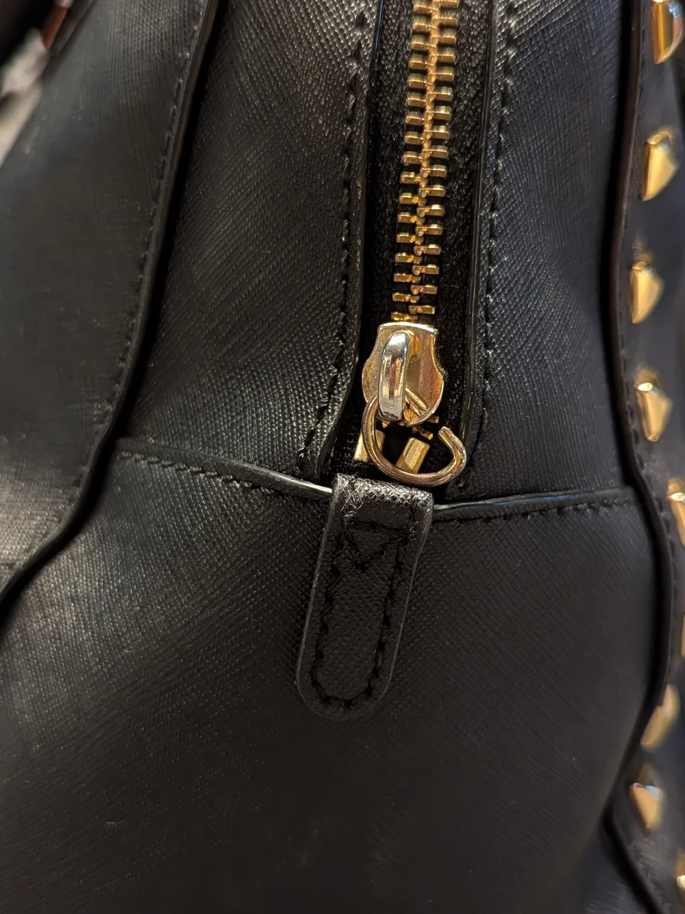 Michael Kors Sandrine Studded Satchel - Picture 4 of 5